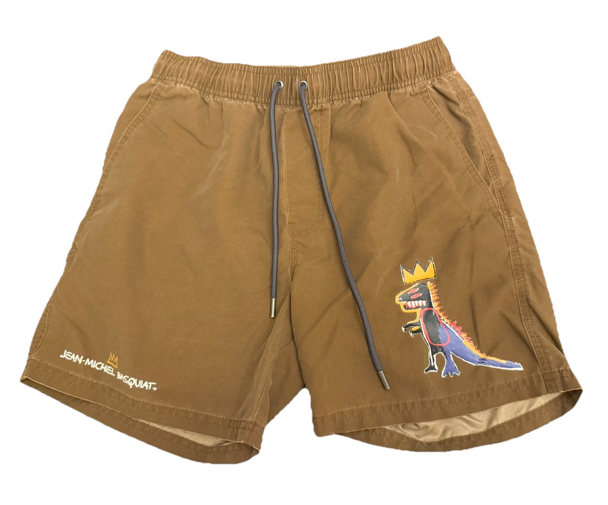 Jean-Michel Basquiat X Cotton On Kahuna Shorts Men's Size XS Brown