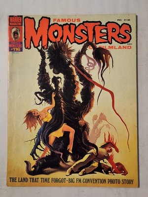 Famous Monsters of Filmland #116 1975 Warren Horror The Land That Time Forgot