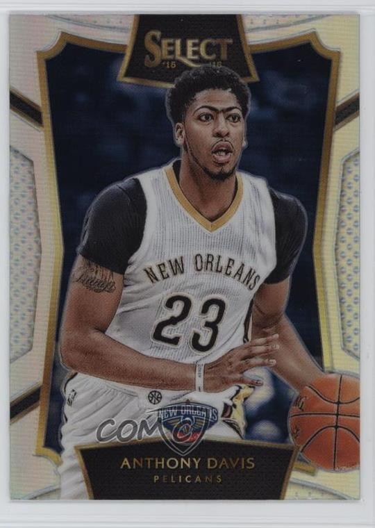 2015-16 Panini Select Concourse Silver Prizm Anthony Davis #71 3tb
