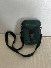 Samsonite Camera Case Hunter Green 7 Shoulder Strap - Great Condition