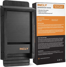 Small Bat House Kit for Outdoors 14.6"X6.7"X2.2" Shelter Box Roosting Single Cha