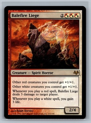 Magic The Gathering Eventide Balefire Liege #132/180 MTG TCG CCG