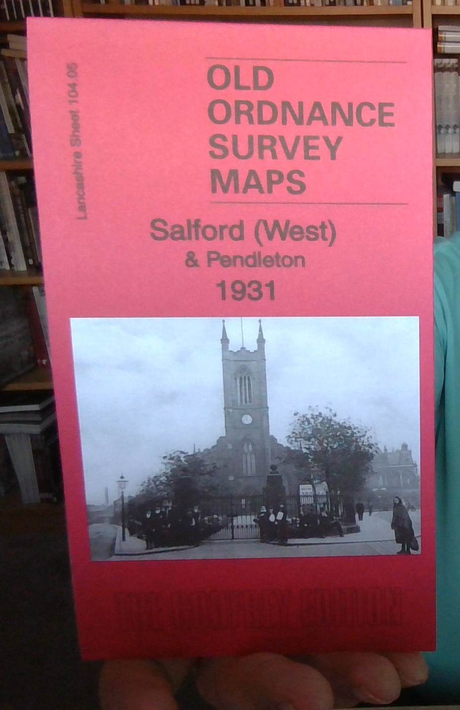 MAP OF Salford (West) & PENDLETON 1931  Lancashire Sheet 104.05 NEW