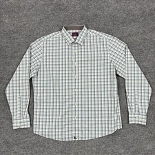 UNTUCKit Mens Button Up Shirt Size XL Plaid Cotton Wrinkle Free Long Sleeve