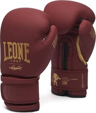LEONE 1947 Boxing Synthetic Training Gloves Brand New BORDEAUX 12 oz