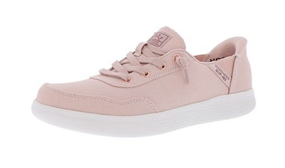 SKECHERS WOMEN'S SLIP-INS: BOBS SKIP CUTE-B CUTE SWEET 114815/BLSH CANVAS UPPER