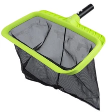 Swimming Pool Leaf Skimmer Net,Reinforced Frame Deep Rake Net