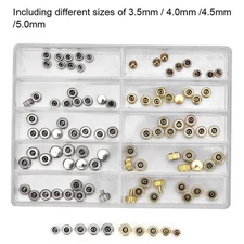 Assorted Watch Crown Parts Replacement Accessories Watch Repairing Tool Kit