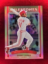 Barry Larkin /199 2025 Donruss Milestones Foil Cincinatti Reds