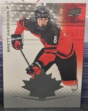 2021 Upper Deck Team Canada Brett Harrison 🇨🇦🇨🇦🇨🇦 Boston Bruins 