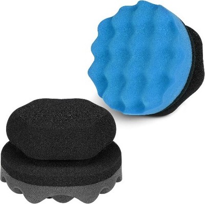 2 Pack Large Tire Shine Applicator Pad, Tire Hex Grip Applicator, Reusable Car C