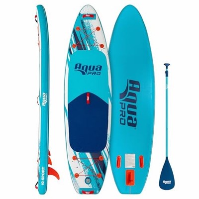 AQUA LEISURE PADDLEBOARD HALCYON SPORT INFLATABLE STAND DESIGN 10' - BLUE