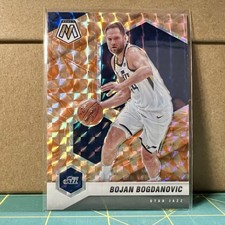 2020-21 Panini Mosaic - Reactive Orange Prizm #187 Bojan Bogdanovic