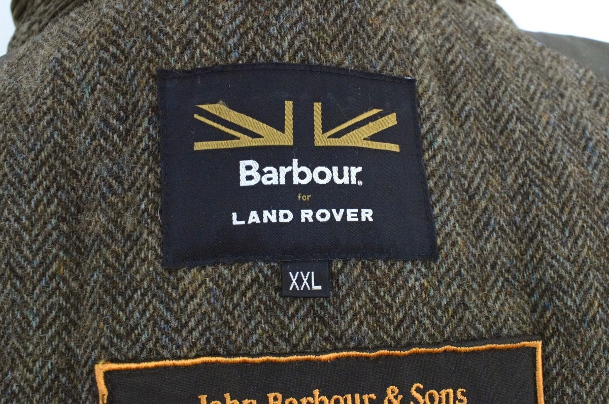 BARBOUR x LAND ROVER Defender Hales Wax Jacket Size XXL 46/48