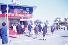 San Francisco Fishermans Wharf Franciscan Restaurant 1968 Color Travel Slide