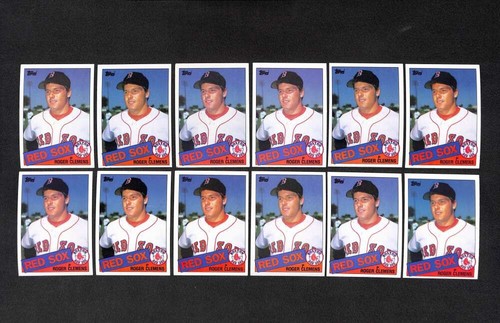 (24) 1985 Topps Roger Clemens Rookie Lot #181 EX Boston Red Sox L139 - Picture 3 of 4