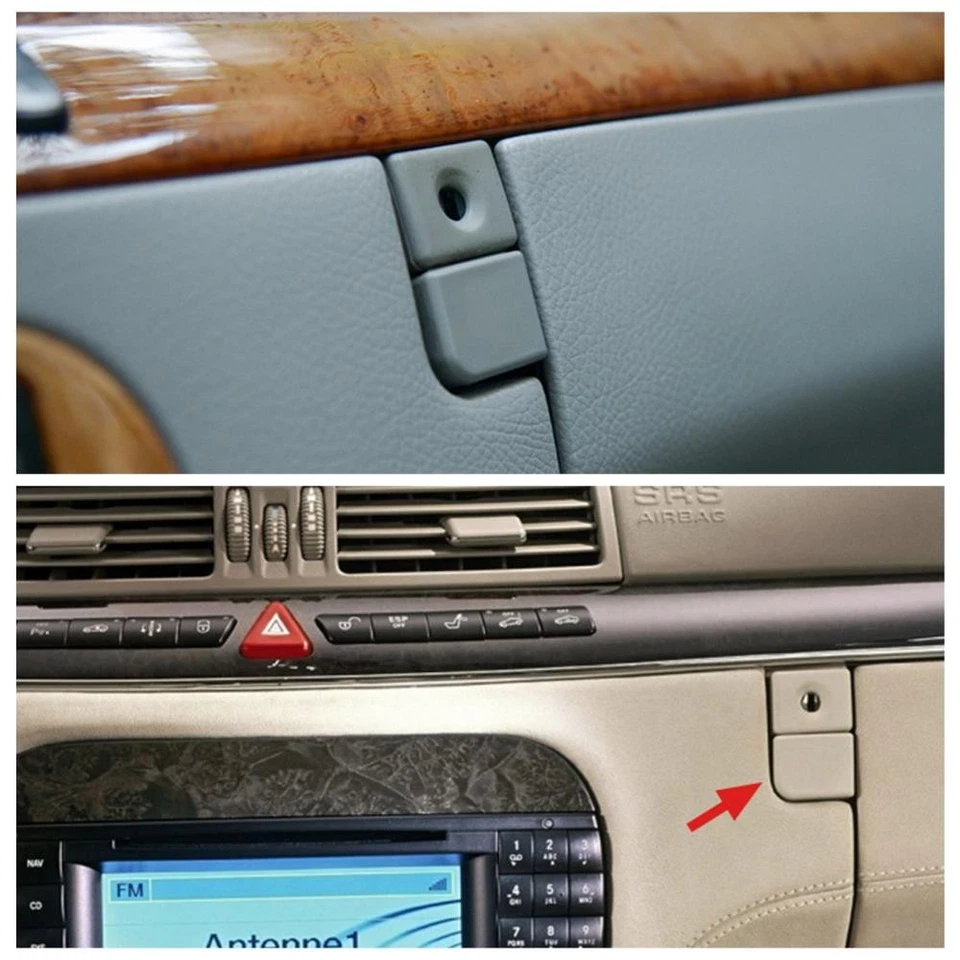 Passenger Side Glove Box Release Button For Mercedes-Benz 1998-2005 W220 S-Class Foto 2 de 4