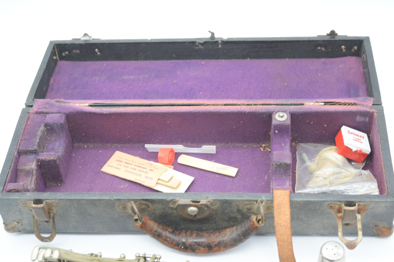 M. Lemaire Artist LP B Clarinet French Ebony Wood Nickel Keys Original Case