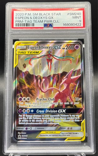 Espeon & Deoxys-GX graded PSA 9 for sale on eBay