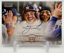 2025 Topps Stadium Club Yainer Diaz Auto Houston Astros