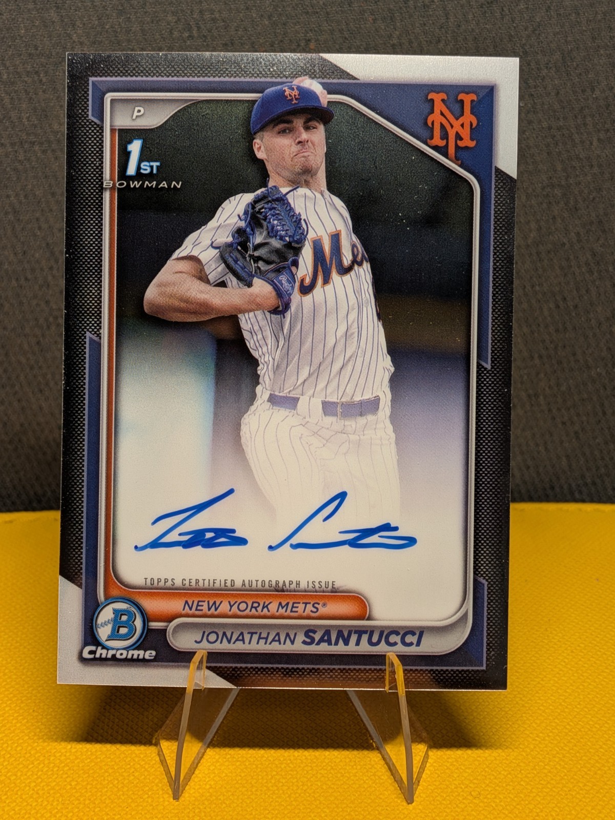 2024 Bowman Draft - Chrome Prospect Autographs Jonathan Santucci CPA-JS RC