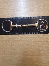 Olivenkopfgebiss doppelt gebrochen 18 mm, Argentan 14,5cm  HKM 9881 