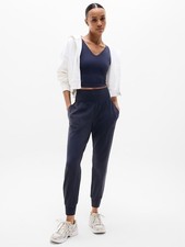 Athleta Medium M Salutation High Rise Jogger Navy NEW Fitness 531288