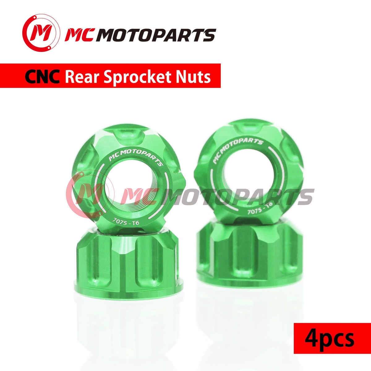 CNC SPOKE6 Rear Sprocket Nuts M8 For Kawasaki KLX110 02-19 Z125