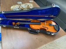 Anton Breton AB-10 4/4 Violin - Fecit Anno Domini w/ Hard Case No Bow