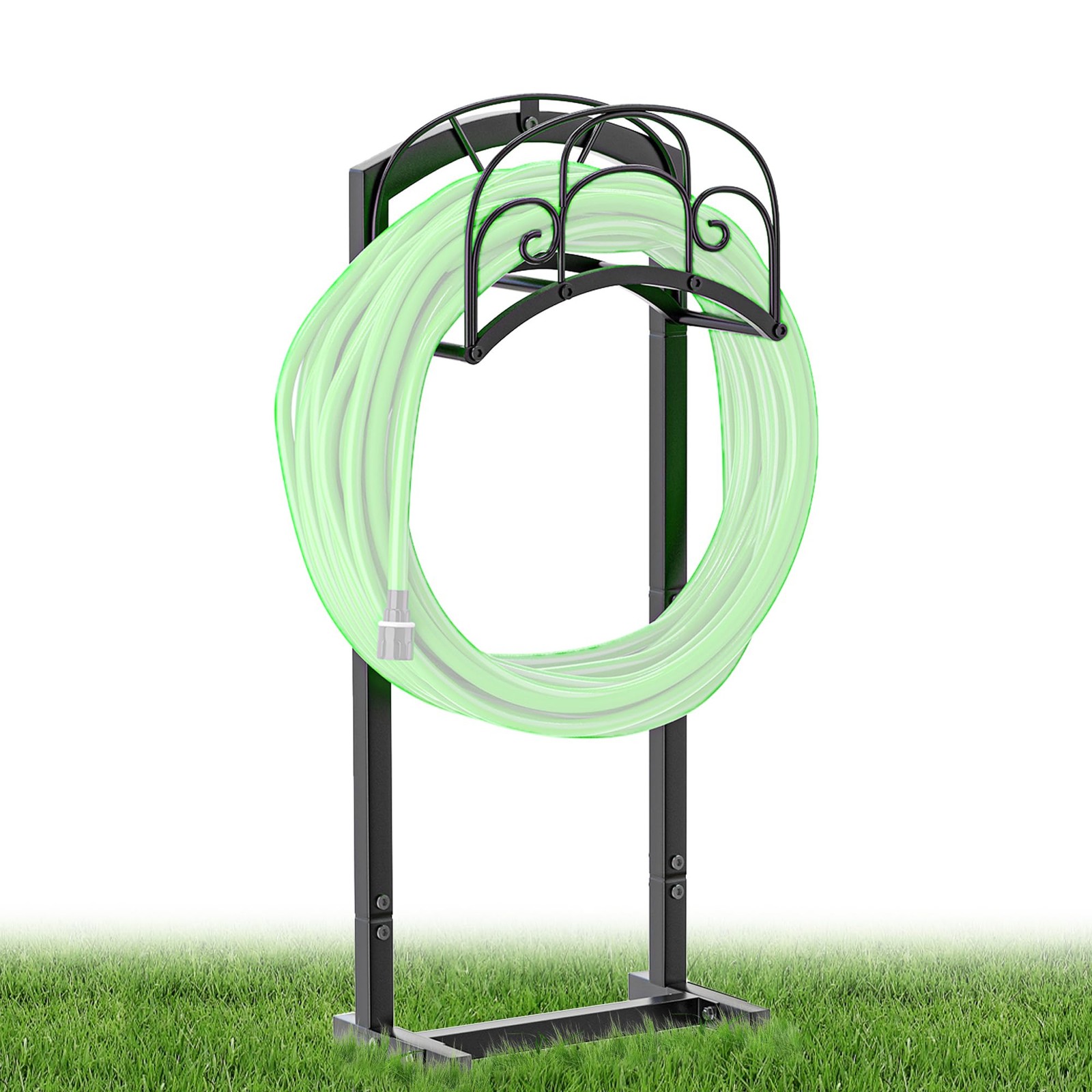 ДЕРЖАТЕЛЬ ДЛЯ САДОВОГО ШЛАНГА GREENER 4 ОПОРНЫЕ НОЖКИ GHR14 - ЧЕРНЫЙ 9290₽