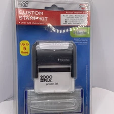 Cosco 2000 Plus Self-Inking Custom Stamp Kit up to 5 Lines 725 Characters