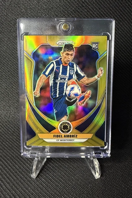 2025 Panini Prizm Club World Cup Fidel Ambriz True Gold /10 Monterrey Rookie