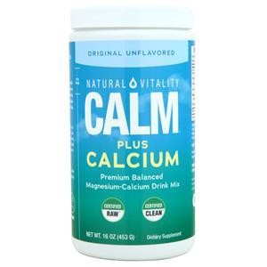 Natural Vitality Calm plus Calcium Original Unflavored 16 oz