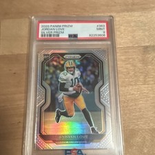 2020 Panini Prizm Rookie Silver Prizm Jordan Love #363 PSA 9 Packers NFL