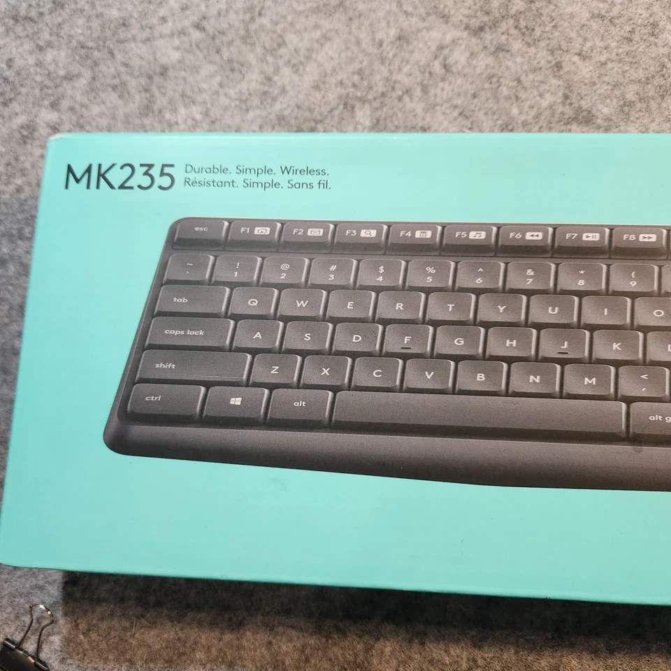 Logitech MK235 Wireless Keyboard and Mouse Combo Durable Simple Reliable sealed - Image 2 of 4