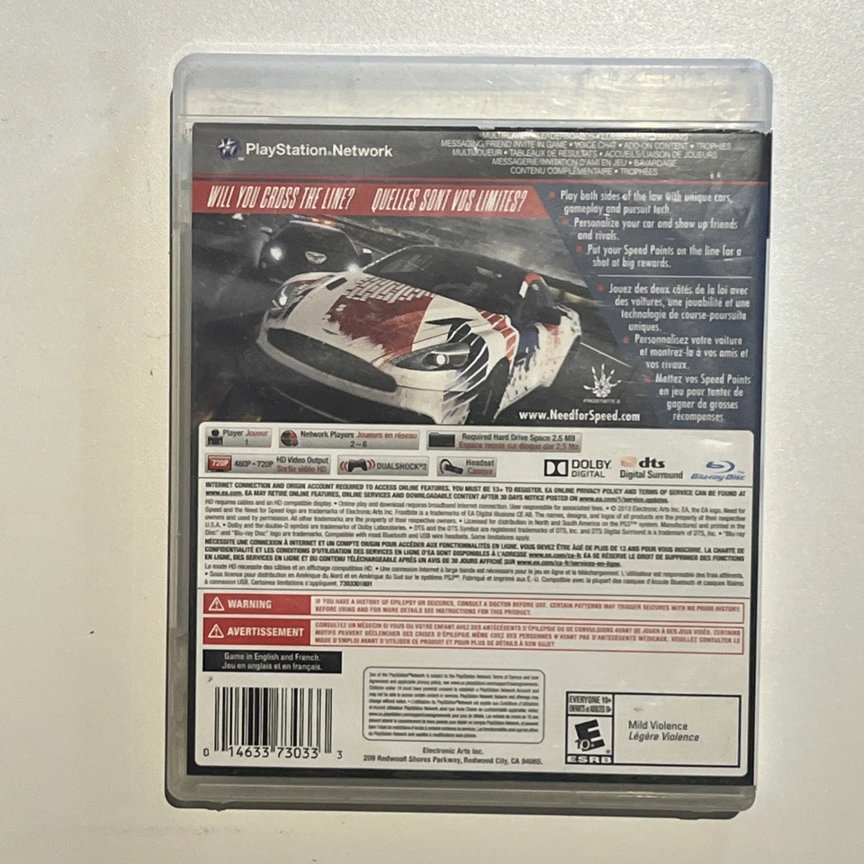 Need for Speed: Rivals (Sony PlayStation 3, 2013) PS3 Complete with Manual CIB! - Image 2 of 3