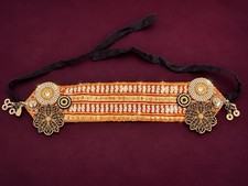 MF-186 Boho Tribal Sequined Headband Rhinestone Festival Hair Accessory
