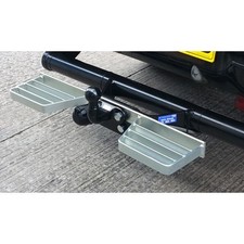 TOWBAR HEAVY DUTY TOW BAR TOWSTEP VAN STEP MOUNTED REAR STEP DOUBLE IN ZINC