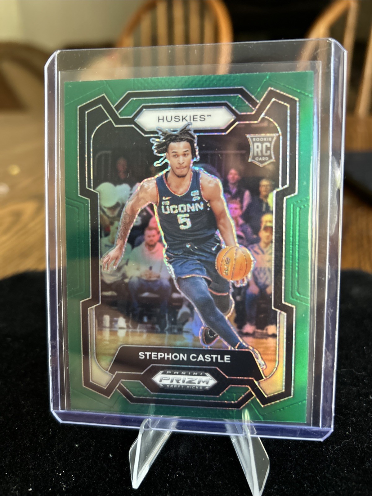 2024 Panini Prizm Draft Picks - Stephon Castle #17 Green Prizm (RC)