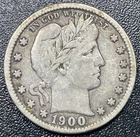 1900-S Barber Silver Quarter 25c VF Very Fine