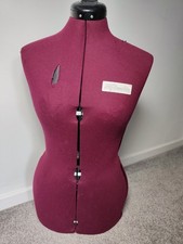 My Double Mannequin Dress TV Film Prop Burgundy Nylon Vintage