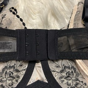 Wacoal 34G Bra Beige Black Midnight Soir&eacute;e Underwire Sheer 855314 NEW $98