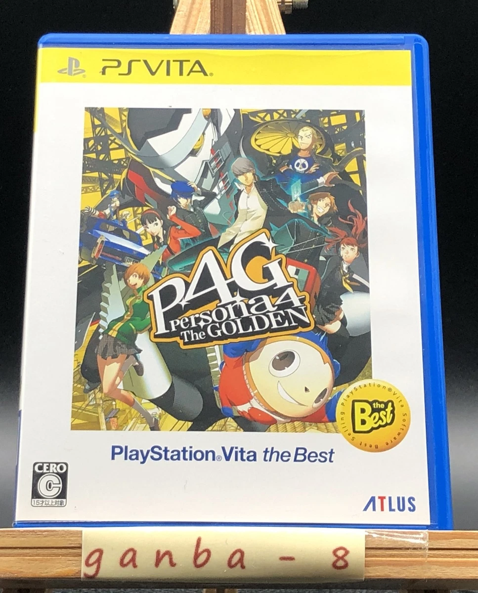 Persona 4 Golden PS Vita – Version US NTSC, Complète, Très Bon état, P4G