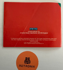 McDonaldland Nintendo Nes gioco versione PAL A UK in scatola con manuale CIB