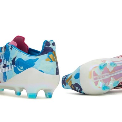 JS0573 A BATHING APE adidas F50 Elite FG Clear Pink Cloud White