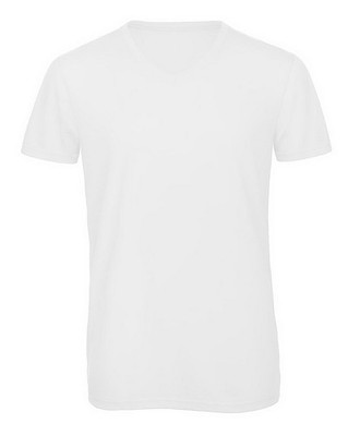 B&C V-Neck Triblend T-Shirt /Men Herren T-Shirt mit V-Ausschnittbis 3XL