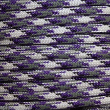 Purple Camo Paracord 100 Foot 550 lb Bracelet Camping Survival Kit Rope
