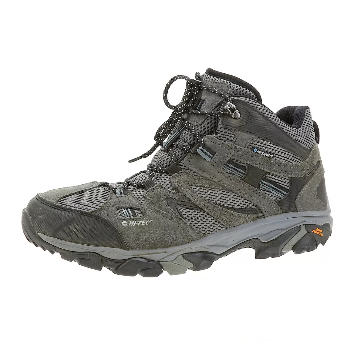 Hi-Tec Men's Ravus Vent Mid Waterproof Gray Hiking Boots N3128 Size 10.5 M  | eBay