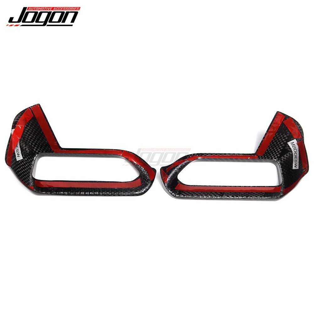 For Lotus Emira 2022-25 Dry Carbon Central Side Air Vent Outlet Covers Trim 2pcs