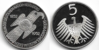 Medaille auf das Germanische Museum Nrnberg nicht magnetisch, vermutl. Cu-Ni  36 | eBay.de
